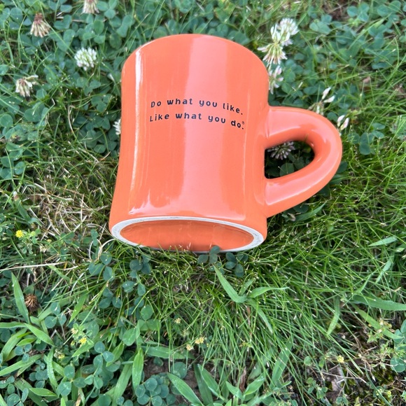 Life is Good “do what you like like what you do” coffee mug tea cup orange fall - Picture 2 of 4